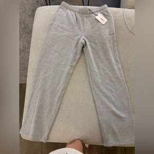 NWT aritzia cozy fleece mega straight sweatpants
